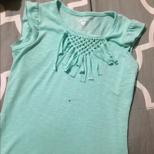 Short sleeve Kenzie turquoise soft tee girls